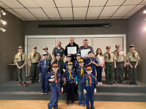 Local Scouts Receive Fire Prevention & Safety Presentation from Emergency Service Organizations