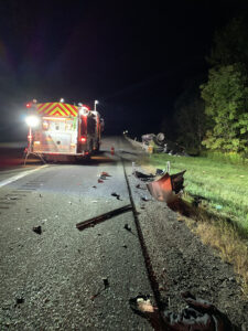 Late Night Interstate Rollover Crash